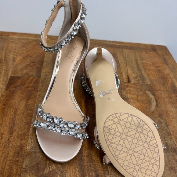 Caroline Embellished Strap Evening Shoe - Picture 3 of 3